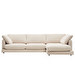 Gala Chaise Sofa, Beige, W 300 cm