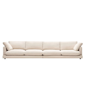 Gala Sofa, Beige, W 390 cm