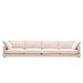 Gala Sofa, Beige, W 390 cm