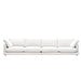 Gala-sohva, valkoinen, L 390 cm