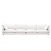 Gala Sofa, White, W 390 cm