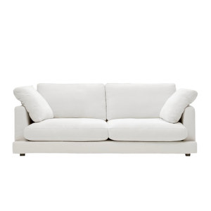 Gala Sofa, White, W 210 cm