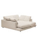 Gala Sofa, Beige, W 210 cm