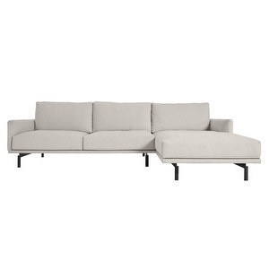 Galene Chaise Sofa, Beige, W 314 cm