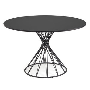 Niut Dining Table, Black, ∅ 120 cm
