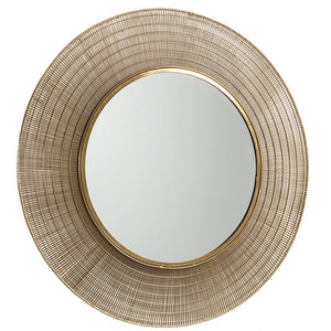 Place Mirror, Gold, ∅ 80 cm