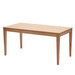 Yain Extendable Dining Table, Oak, 80 x 160/220 cm