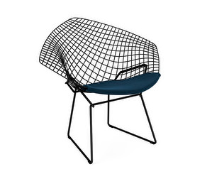 Bertoia Diamond -tuoli, musta/Midnight