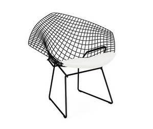 Bertoia Diamond -tuoli, musta/Tapioca