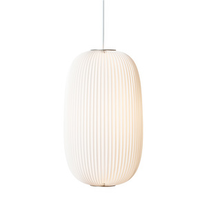 Lamella 2-133 -riippuvalaisin, valkoinen / hopea, K 52 cm