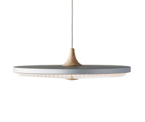 Soleil Pendant Lamp, Silver Cloud / Light Oak, ø 35 cm