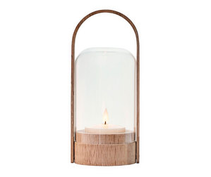 Candlelight Table Lamp, Oak