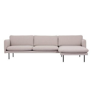 Levon Chaise Sofa, Fabric Soul 387 Natural, Right