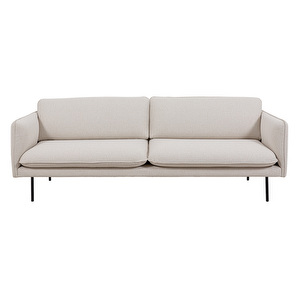 Levon-sohva, Positano-kangas 02 valkoinen, L 220 cm