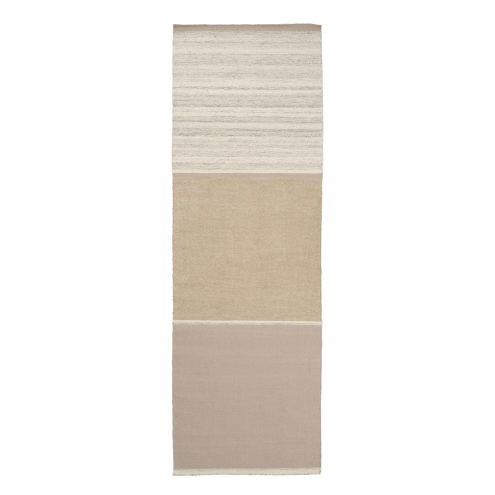 Linie Design Apertus Modest Ease -matto beige, 80 x 250 cm