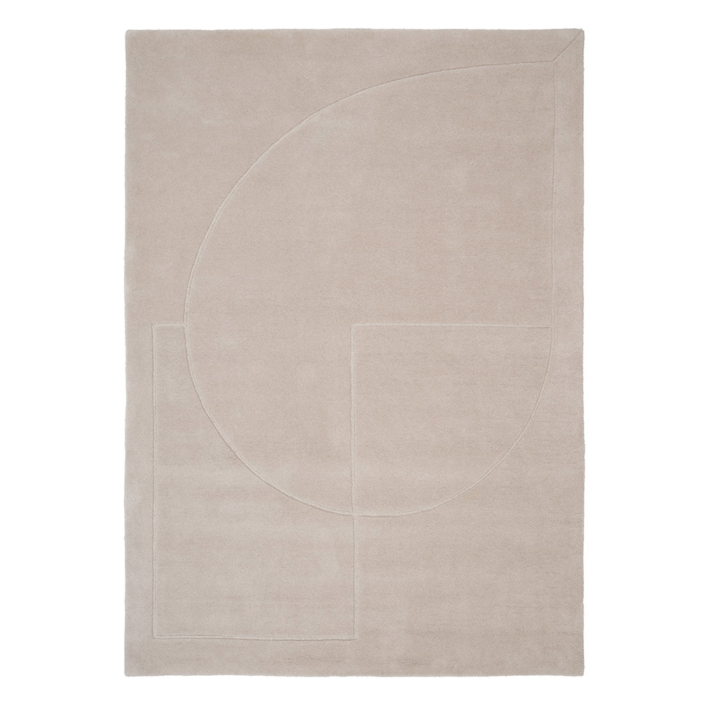 Linie Design Lineal Poem -matto beige, 200 x 300 cm