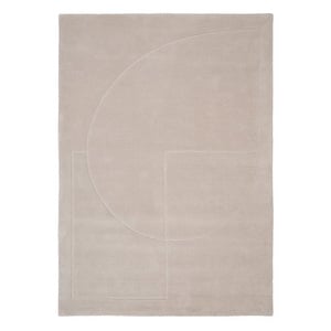 Lineal Poem -matto, beige, 200 x 300 cm