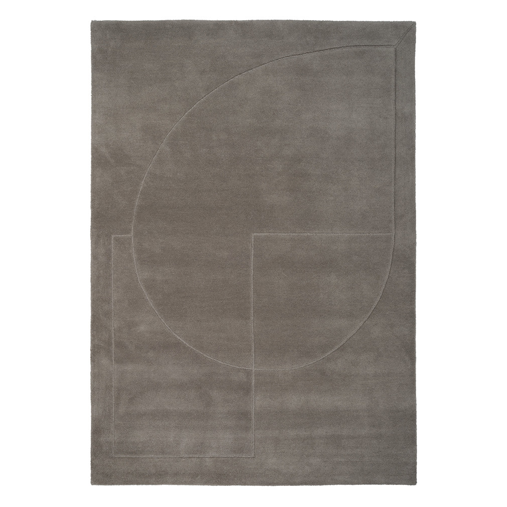 Linie Design Lineal Poem -matto grey, 250 x 350 cm