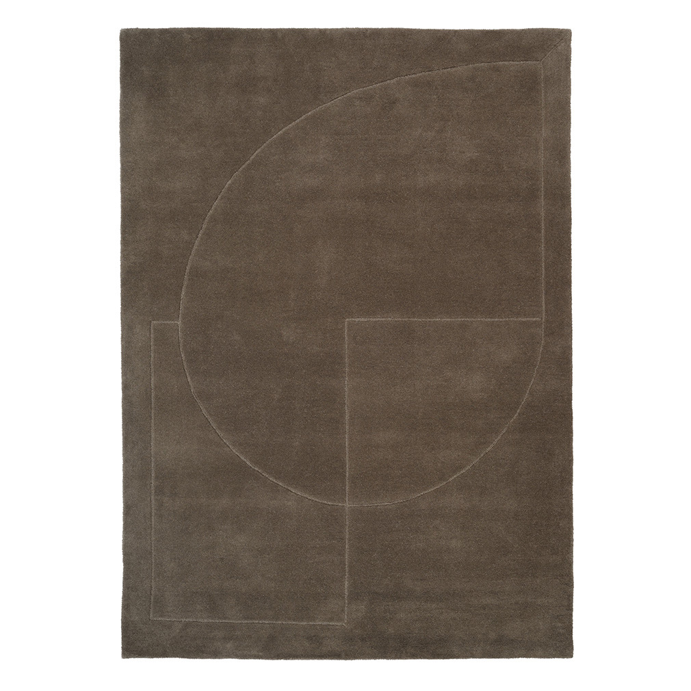 Linie Design Lineal Poem -matto moss, 250 x 350 cm