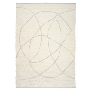 Lineal Sweep -matto, white, 140 x 200 cm
