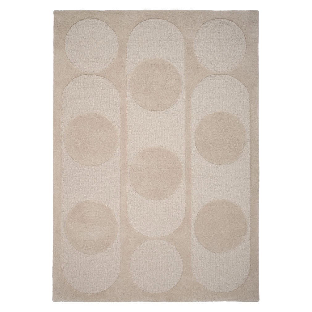 Linie Design Orb Alliance -matto chalk, 140 x 200 cm