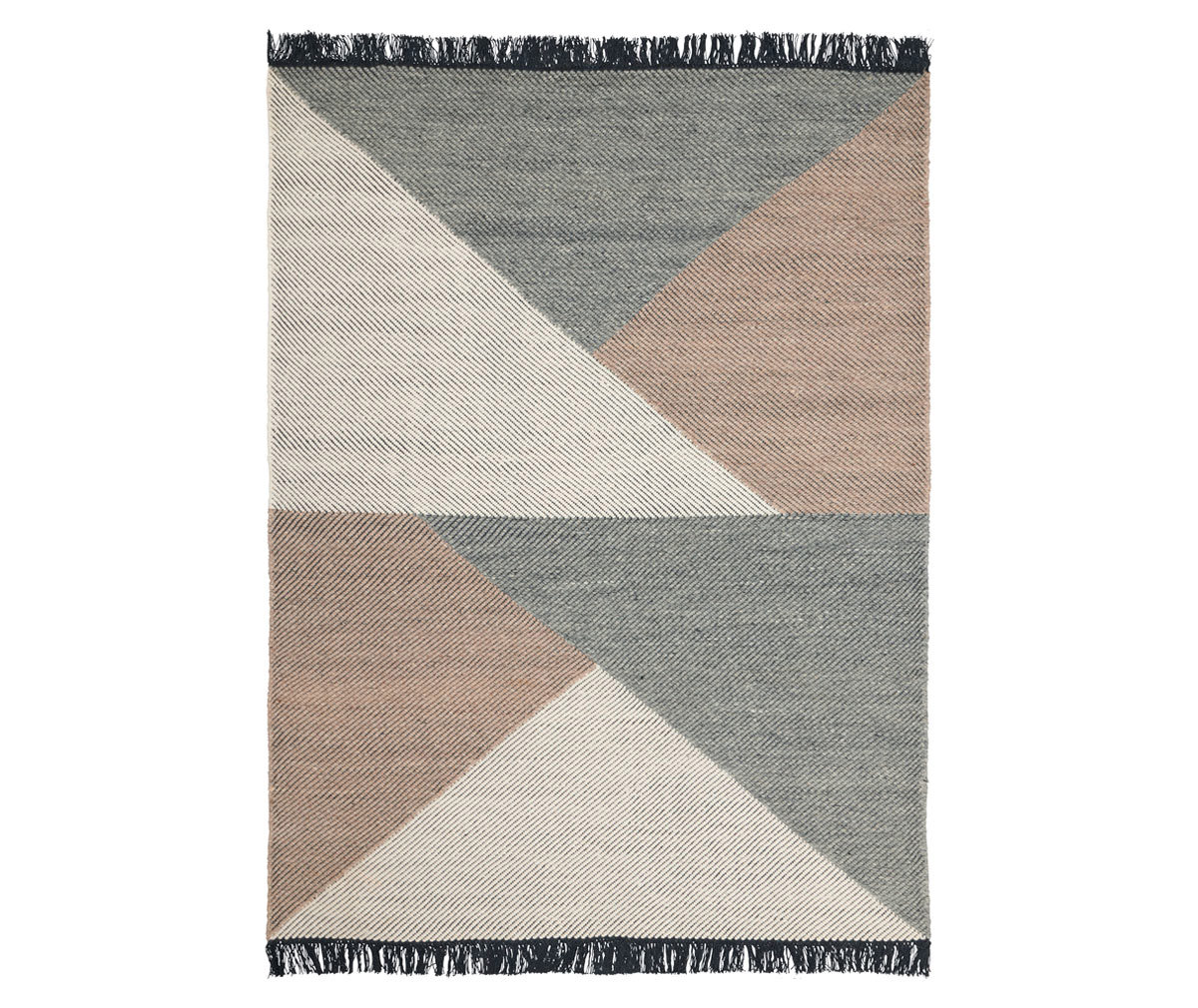 Linie Design Skuld-matto light grey, 250 x 350 cm