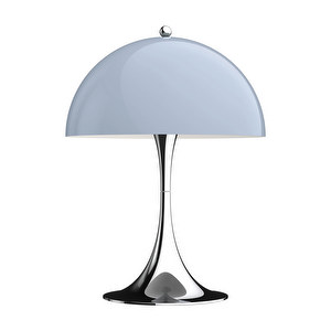 Panthella 250 -pöytävalaisin, harmaa opaaliakryyli, ø 25 cm Panthella 250 -pöytävalaisin, harmaa opaaliakryyli, ø 25 cm
