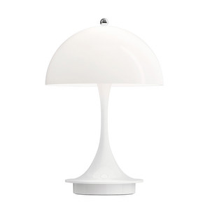 Panthella Portable V2 Table Lamp, White Opal Acrylic