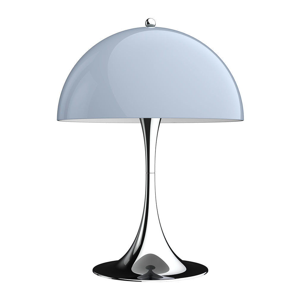 Louis Poulsen Panthella 320 -pöytävalaisin harmaa, ø 32 cm