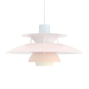 PH 5 Pendant Light, Blue/Rose/Peach