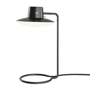 AJ Oxford Table Lamp, Black / Opal Glass, H 41 cm