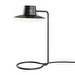 AJ Oxford Table Lamp, Black / Opal Glass, H 41 cm