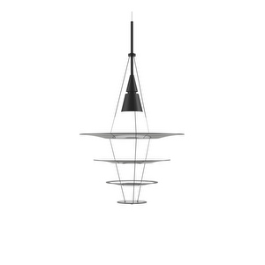 Enigma 425 Pendant Lamp, Black, ⌀ 42 cm