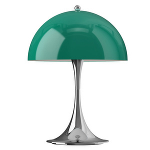 Panthella 250 Portable -pöytävalaisin, Original Opal Green / kromi, ladattava
