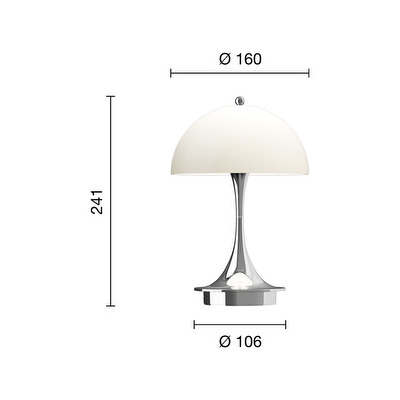Panthella 160 Portable V3 -pöytävalaisin