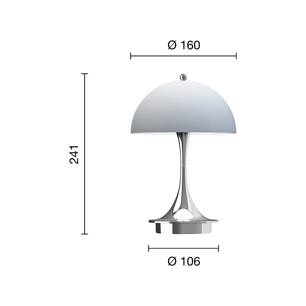 Panthella 160 Portable V3 -pöytävalaisin