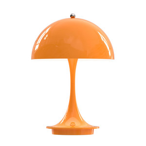 Panthella Portable V2 Table Lamp, Orange Metal