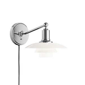 PH 2/1 Wall Lamp, Chrome, ⌀ 20 cm