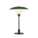 PH 3½-2½ Table Lamp, Green, ⌀ 33 cm