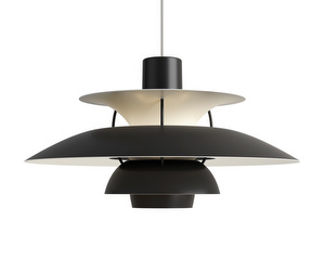 PH 5 Pendant Light, Monochrome Black