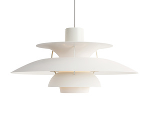 PH 5 Pendant Light, Monochrome White