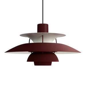 PH 5 -riippuvalaisin, monochrome burgundy, ⌀ 50 cm PH 5 -riippuvalaisin, monochrome burgundy, ⌀ 50 cm