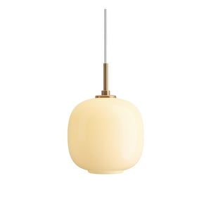 VL45 Radiohus -riippuvalaisin, Pale Yellow / messinki, ⌀ 17,5 cm VL45 Radiohus -riippuvalaisin, Pale Yellow / messinki, ⌀ 17,5 cm