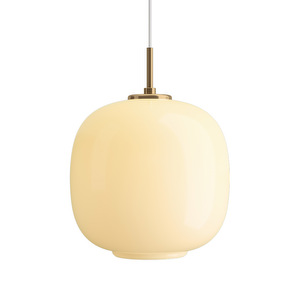 VL45 Radiohus -riippuvalaisin, Pale Yellow / messinki, ⌀ 25 cm VL45 Radiohus -riippuvalaisin, Pale Yellow / messinki, ⌀ 25 cm