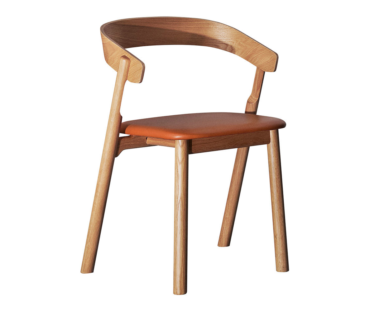 Made By Choice Nude Chair Oakcognac Leather Vepsäläinen