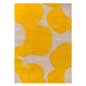 Iso Unikko -matto, keltainen, 170 x 240 cm