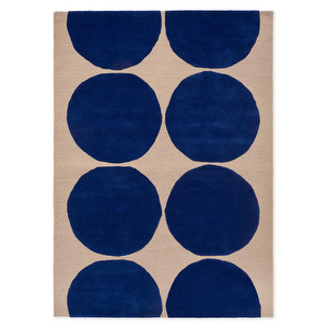Isot Kivet -matto, sininen, 140 x 200 cm
