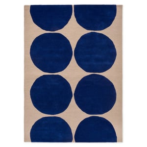 Isot Kivet -matto, sininen, 170 x 240 cm