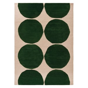 Isot Kivet -matto, vihreä, 170 x 240 cm