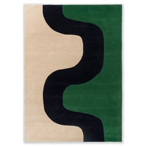 Seireeni-matto, vihreä, 170 x 240 cm